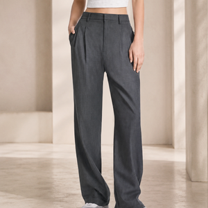 Commuter Drapey Slimming High-Waist Wide-Leg Pants With Pockets Jovera Joyce