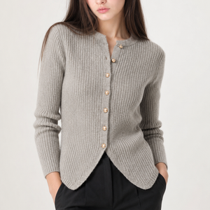 Monaco Ribbed Button Cardigan Jovera Joyce