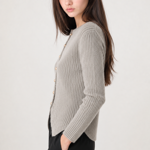 Monaco Ribbed Button Cardigan Jovera Joyce