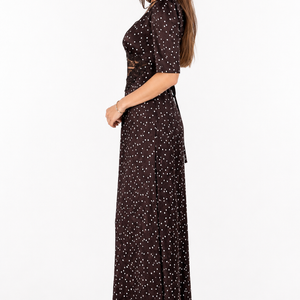 Noir Héritage Dot Maxi Dress Jovera Joyce