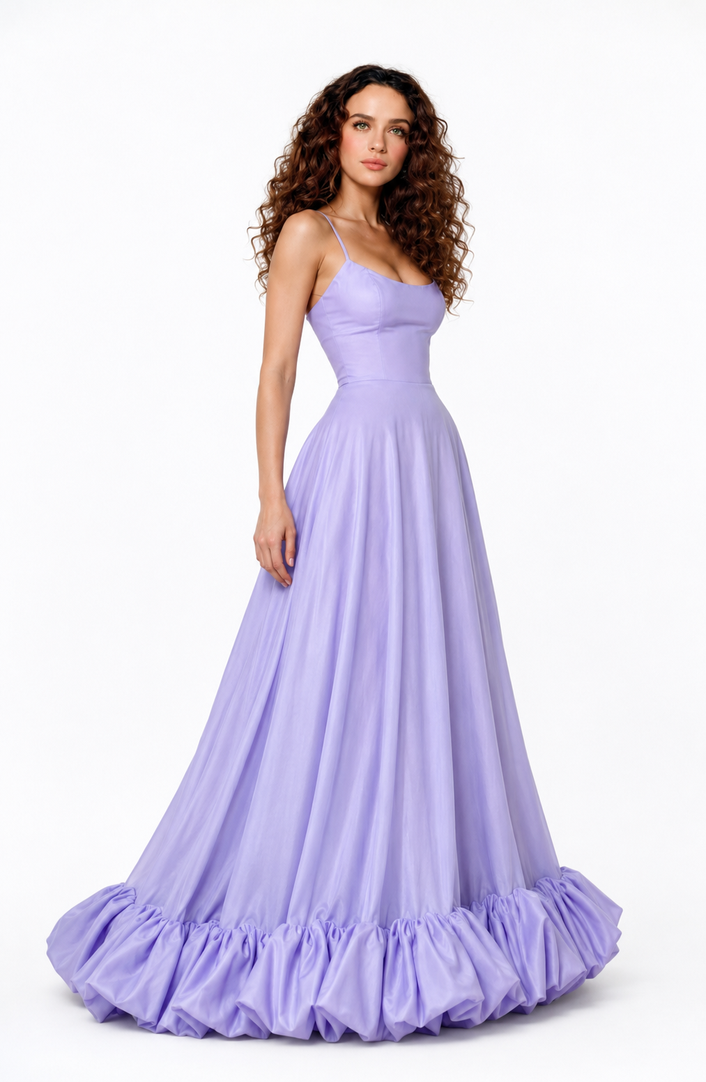 Etoile Ruffle Chiffon Dress Jovera Joyce