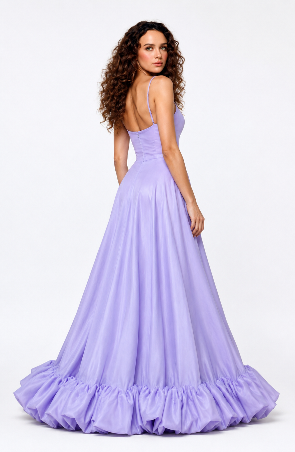 Etoile Ruffle Chiffon Dress Jovera Joyce