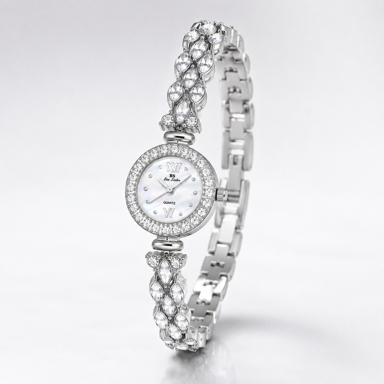 Luxury Crystal-Embellished Jewellery Bracelet Watch for Women Jovera Joyce
