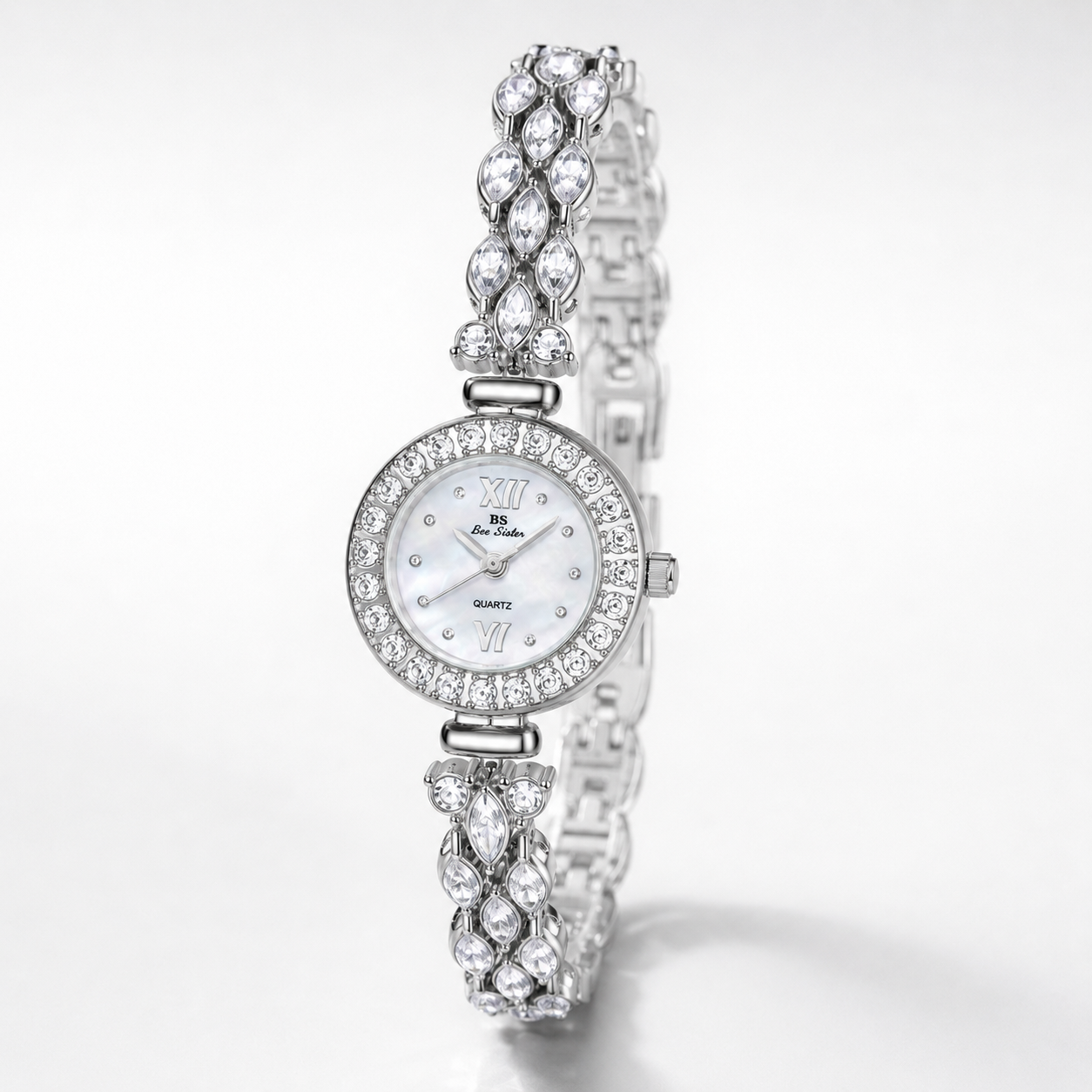 Luxury Crystal-Embellished Jewellery Bracelet Watch for Women Jovera Joyce