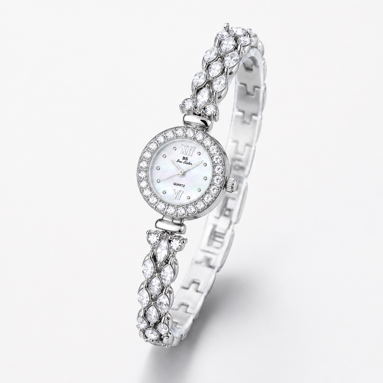 Luxury Crystal-Embellished Jewellery Bracelet Watch for Women Jovera Joyce