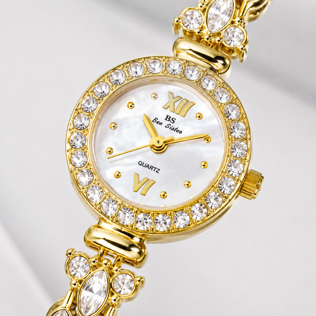 Luxury Crystal-Embellished Jewellery Bracelet Watch for Women Jovera Joyce