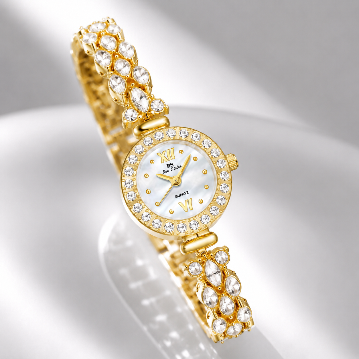 Luxury Crystal-Embellished Jewellery Bracelet Watch for Women Jovera Joyce