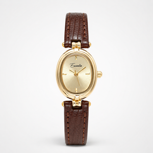 Aurelia Verona Oval Leather Watch Jovera Joyce