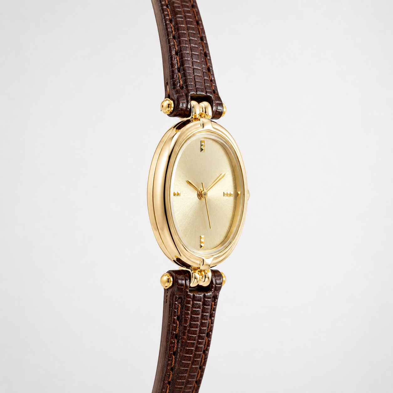 Aurelia Verona Oval Leather Watch Jovera Joyce
