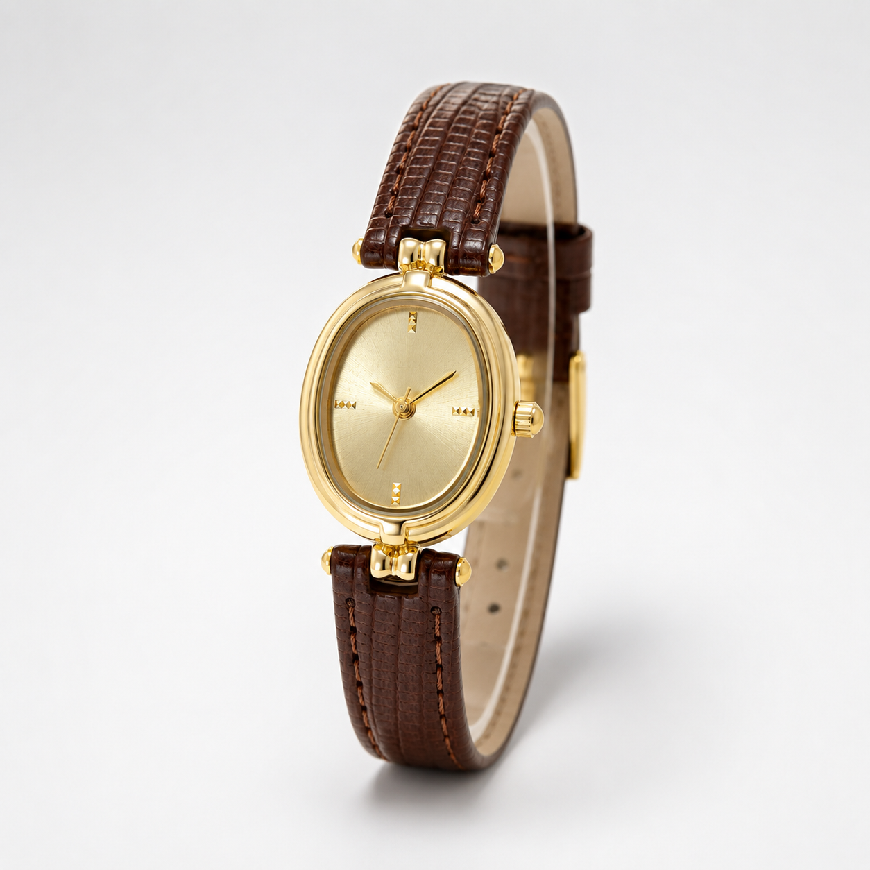 Aurelia Verona Oval Leather Watch Jovera Joyce