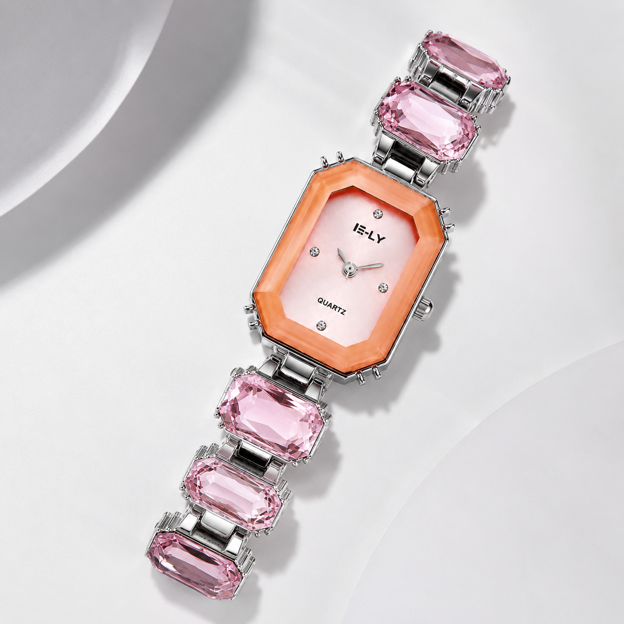 Élyria Crystal Rectangle Watch Jovera Joyce