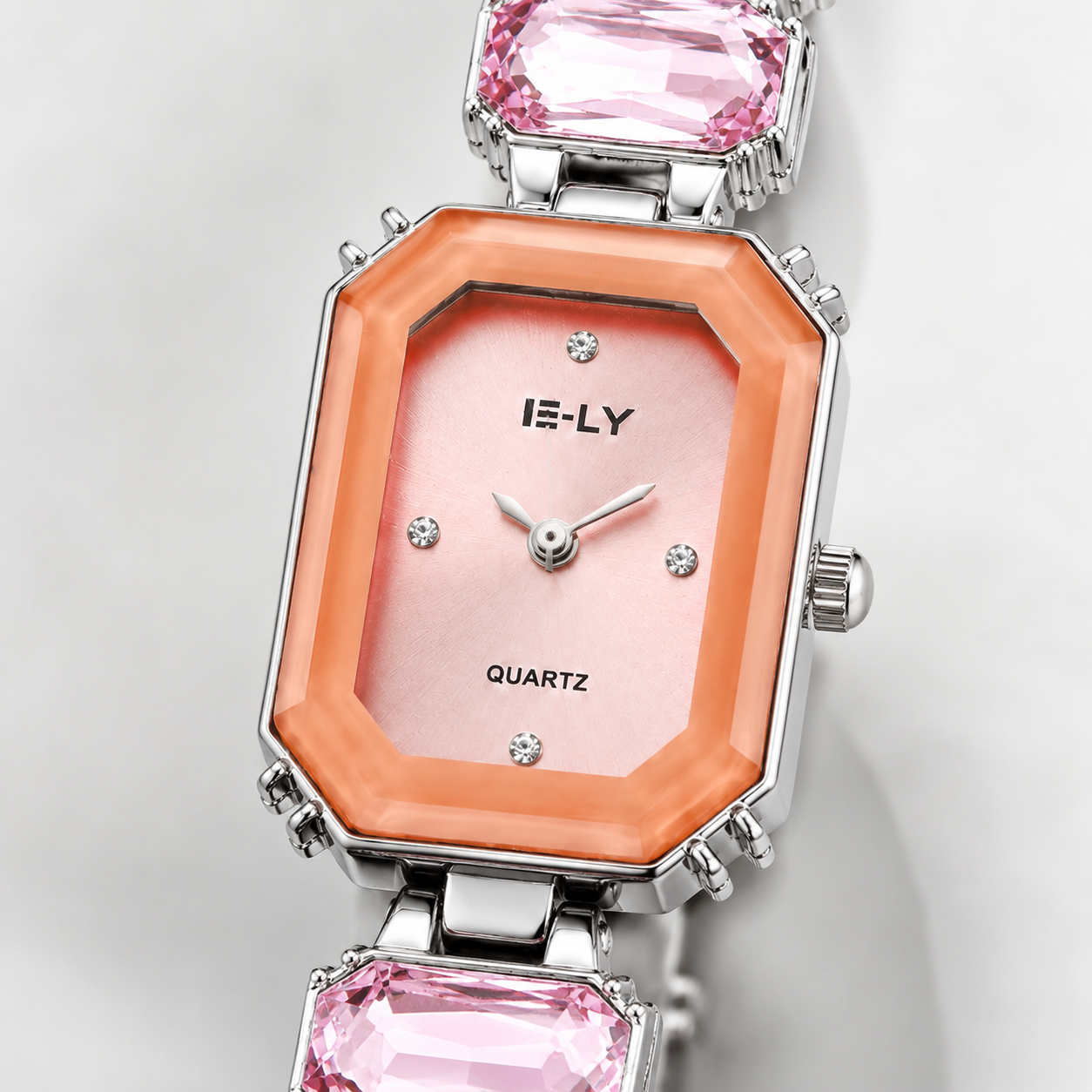Élyria Crystal Rectangle Watch Jovera Joyce
