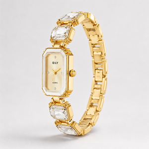 Élyria Crystal Rectangle Watch Jovera Joyce