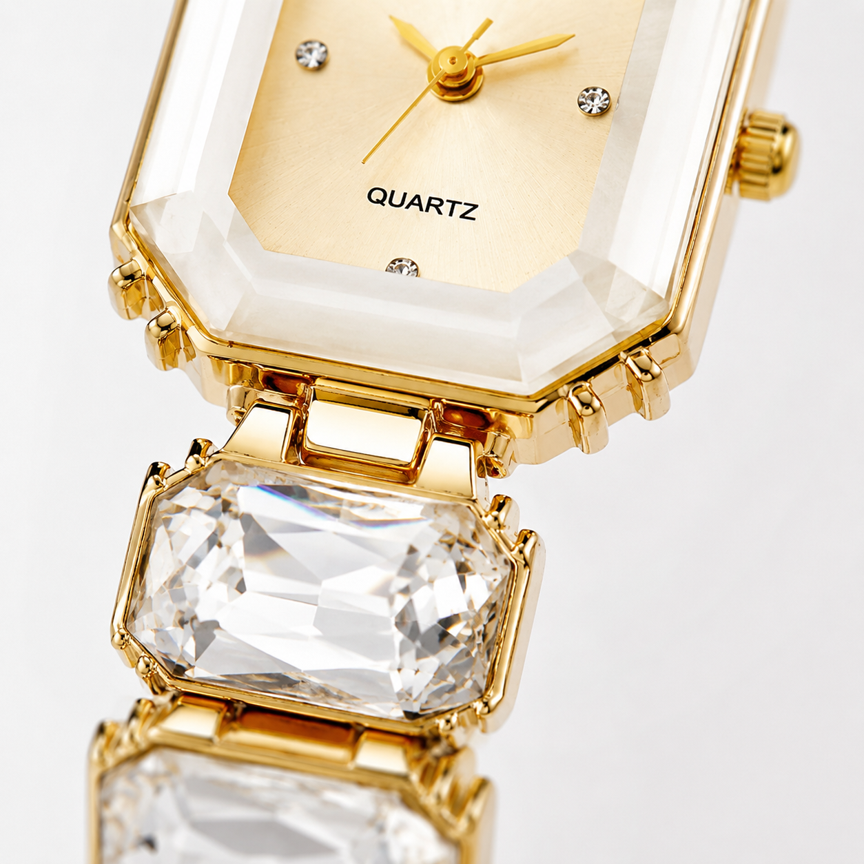 Élyria Crystal Rectangle Watch Jovera Joyce