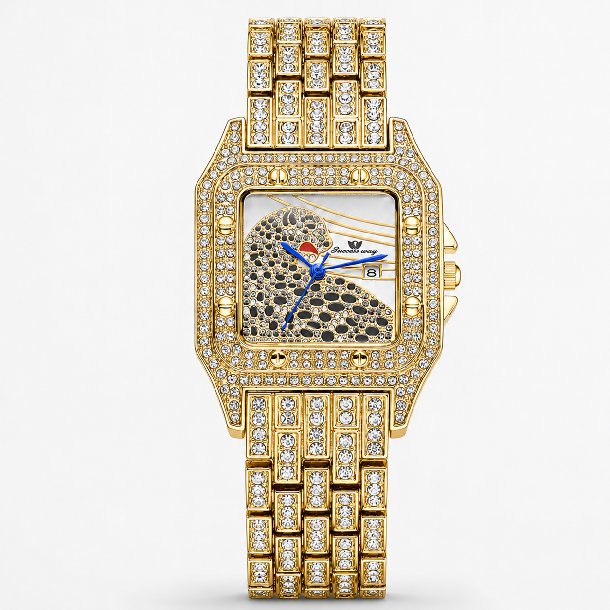 Aurelia Regent Crystal Square Watch Jovera Joyce