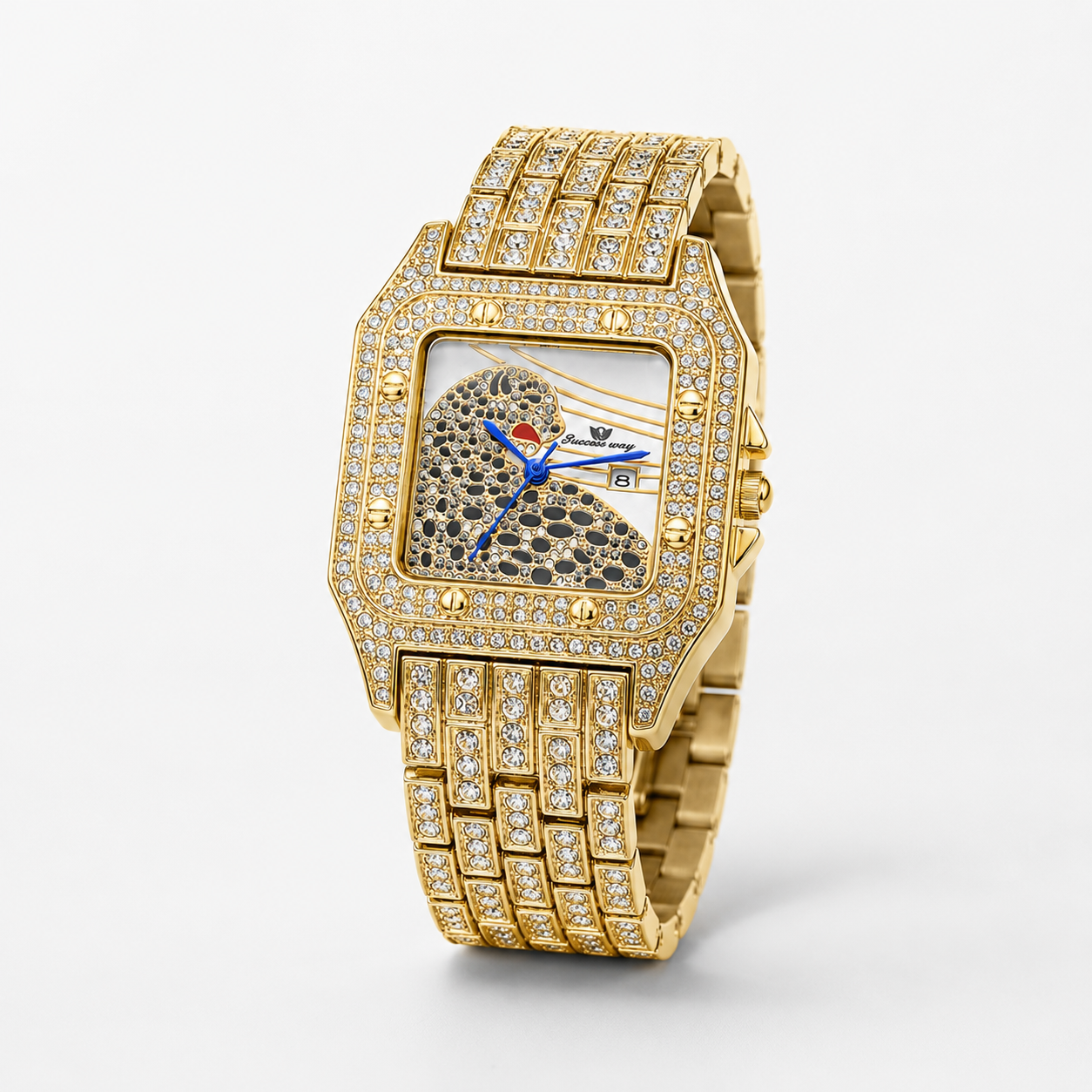 Aurelia Regent Crystal Square Watch Jovera Joyce