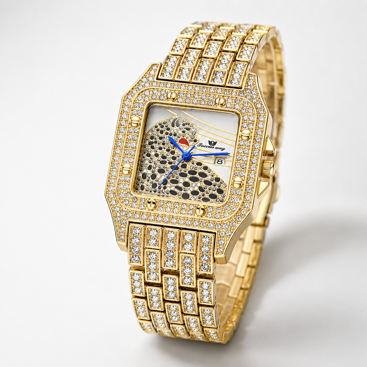 Aurelia Regent Crystal Square Watch Jovera Joyce
