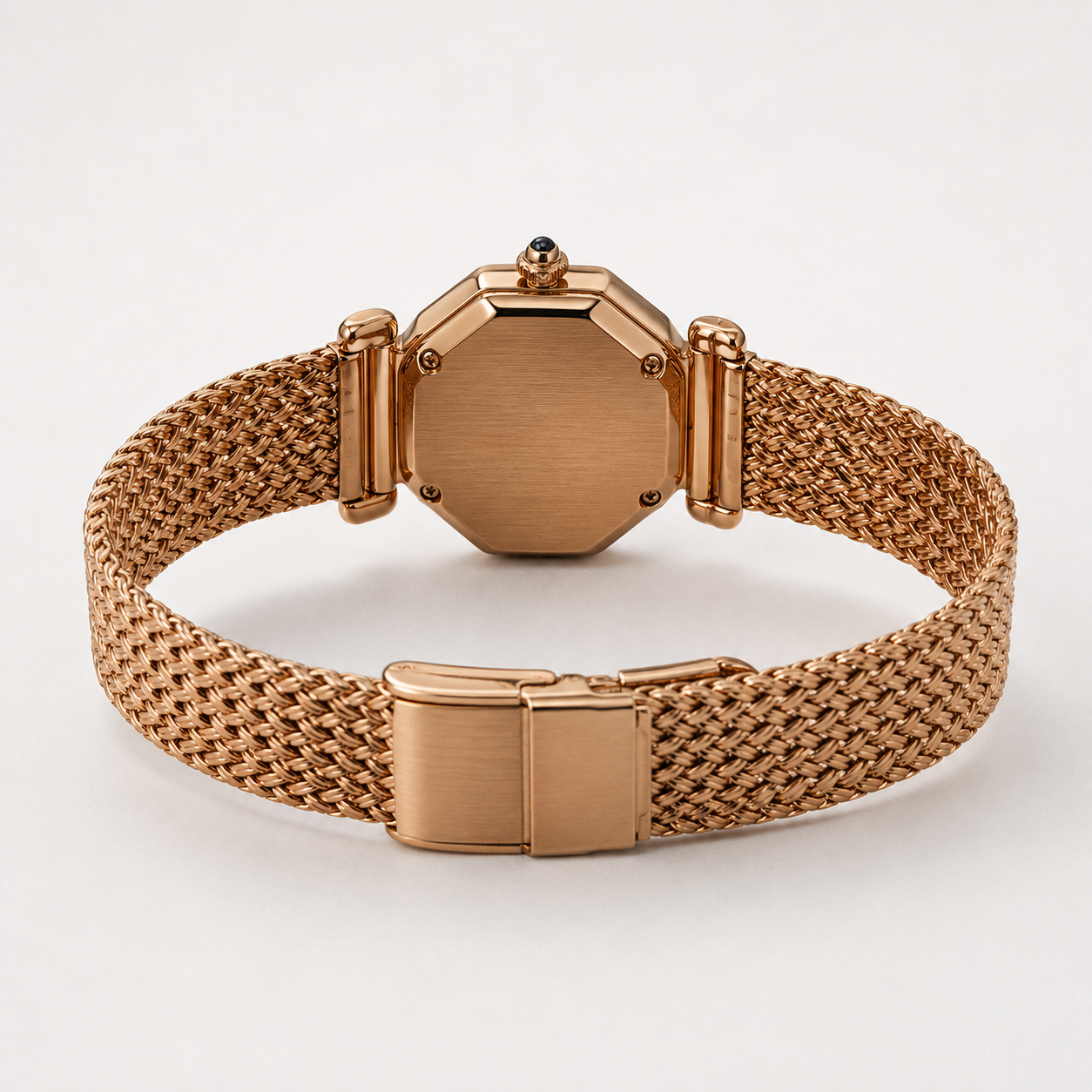 Vintage Gold-Tone Octagonal Women’s Watch with Roman Numeral Dial Jovera Joyce