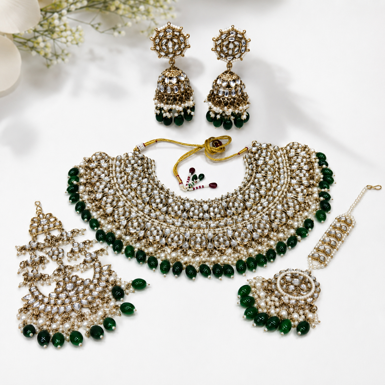 The Séraphine Royale Gold-Plated Bridal Parure by Jovera Joyce Jovera Joyce