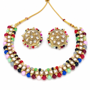 The Aurélisse Gold Zircon Necklace &amp; Earrings Set Jovera Joyce