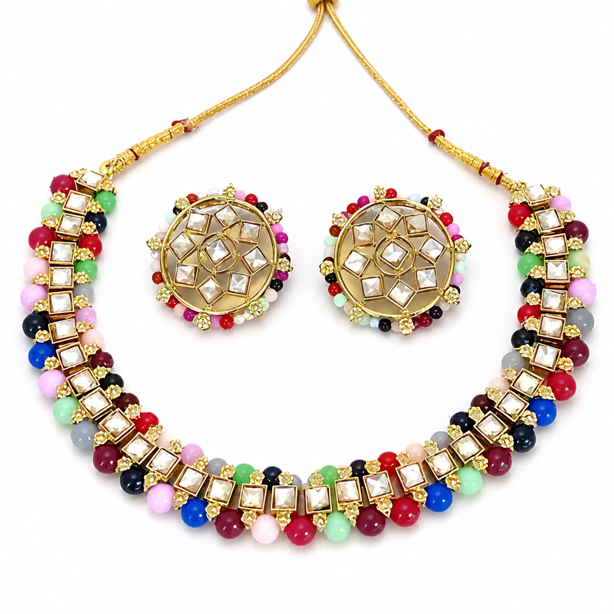 The Aurélisse Gold Zircon Necklace &amp; Earrings Set Jovera Joyce