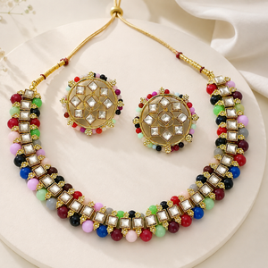 The Aurélisse Gold Zircon Necklace &amp; Earrings Set Jovera Joyce