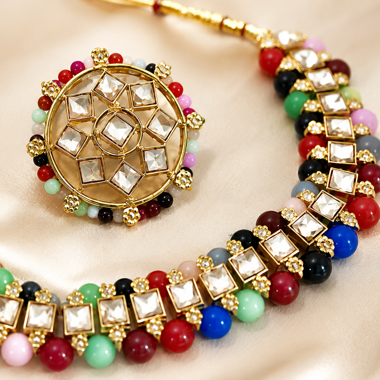 The Aurélisse Gold Zircon Necklace &amp; Earrings Set Jovera Joyce