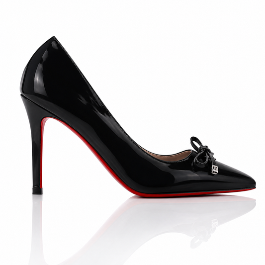 Sexy Pointed Thin Heel High-heeled Shoes For Women, Versatile Bow Tie Single Shoes Jovera Joyce