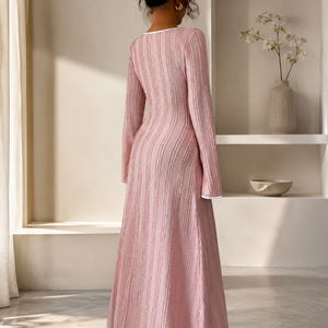 Slim-fitting Simple Long Sleeve Dress Women's Clothing Jovera Joyce