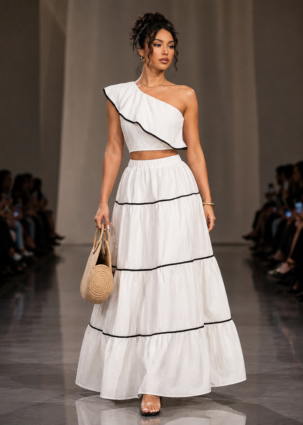Casual Fashion Elegant Off-Shoulder Vest Dress Two-Piece Women's Clothing Jovera Joyce