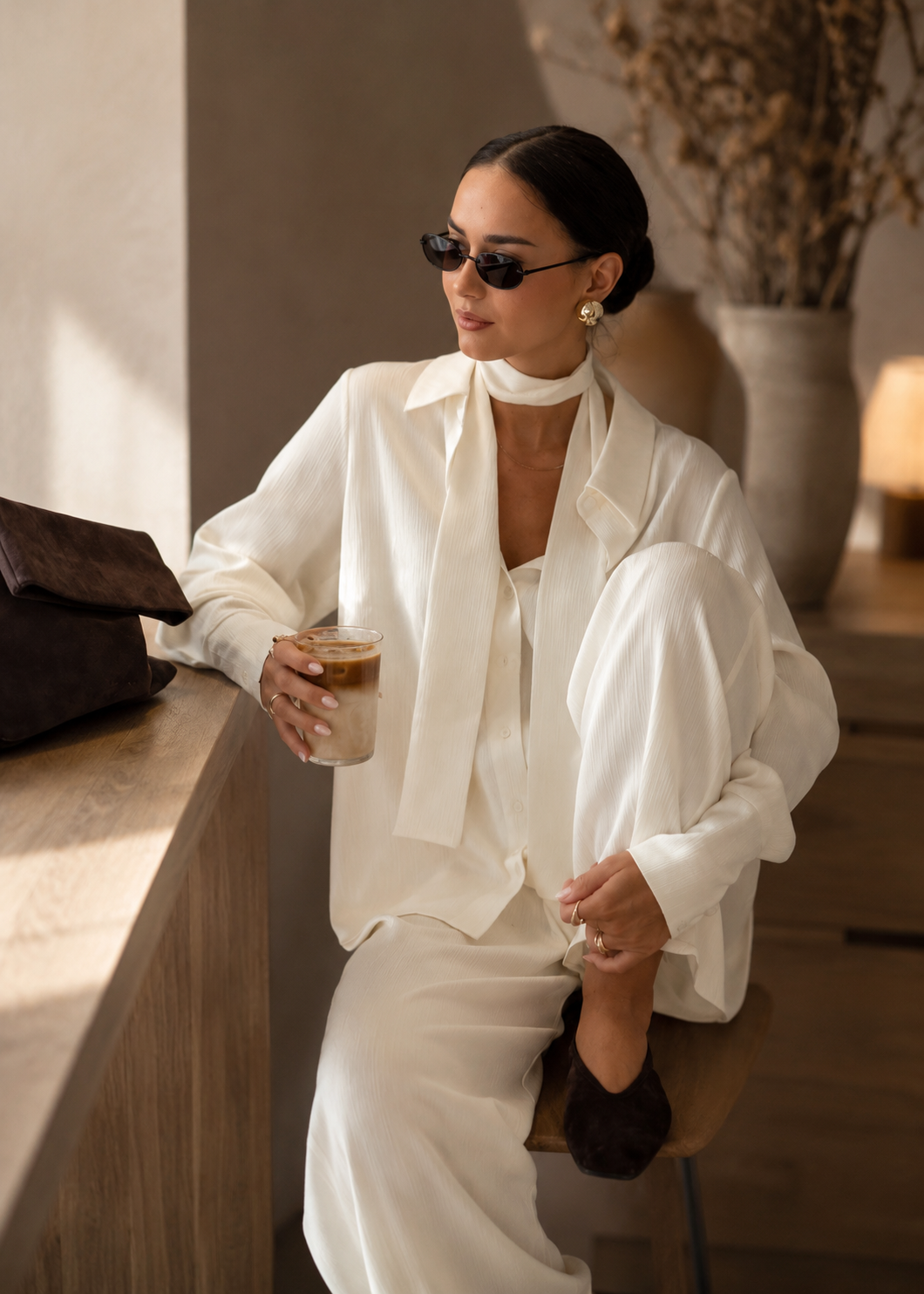 Ivory Maison Tailored Set Jovera Joyce