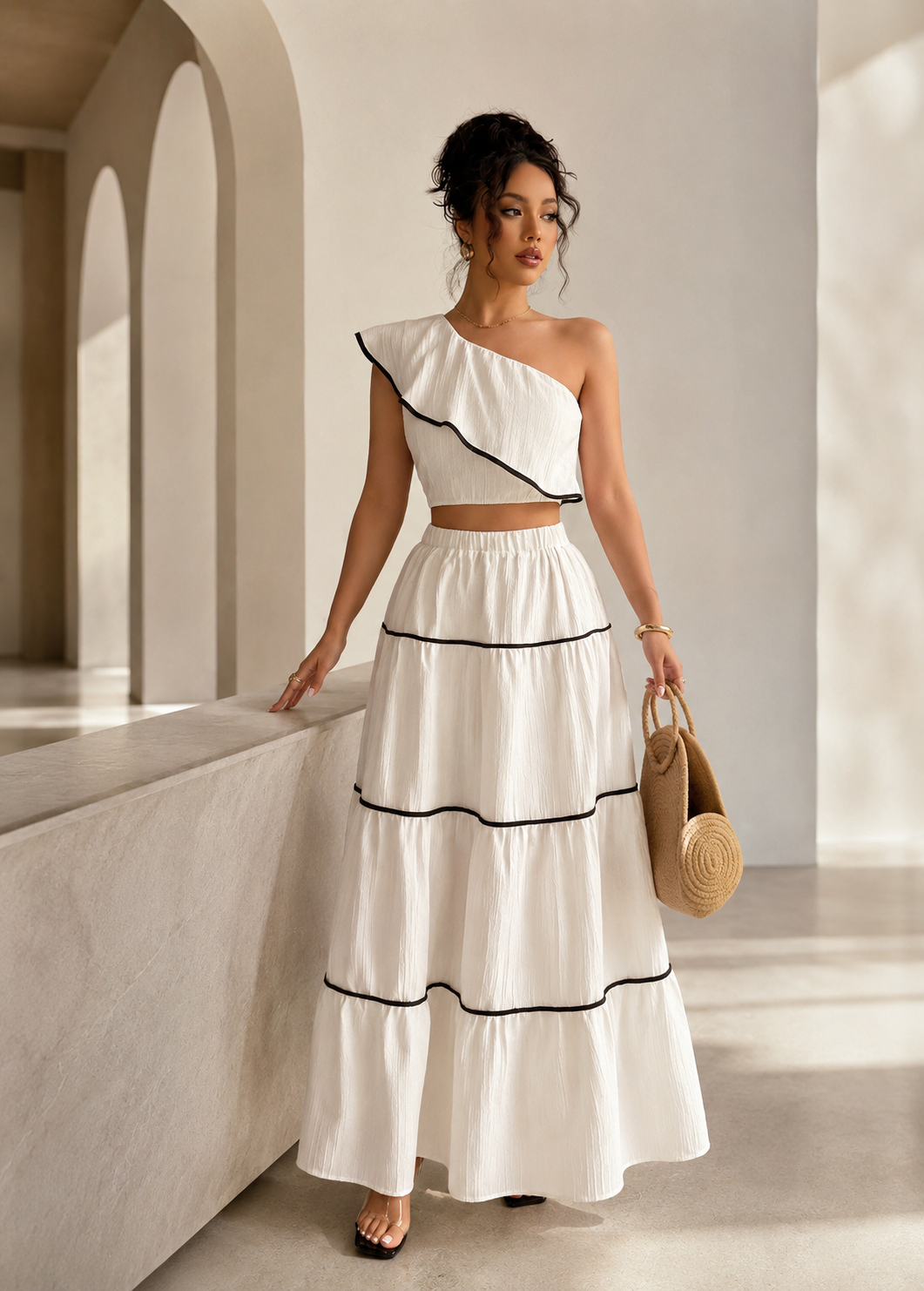 Blanc Riviera Two-Piece Set Jovera Joyce