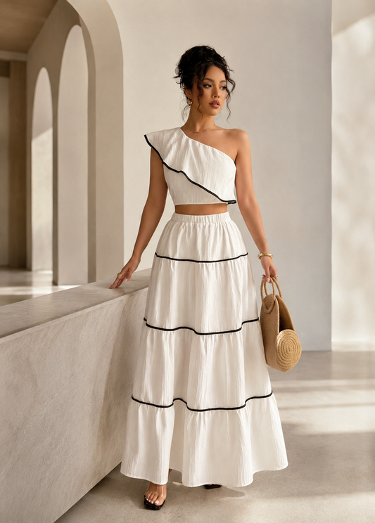 Blanc Riviera Two-Piece Set Jovera Joyce