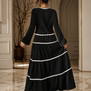 Lace Layered Pleated Lantern Sleeve Bow Shirt And Skirt Suit Women Jovera Joyce