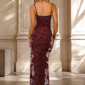 Azure Bloom Slip Dress Jovera Joyce