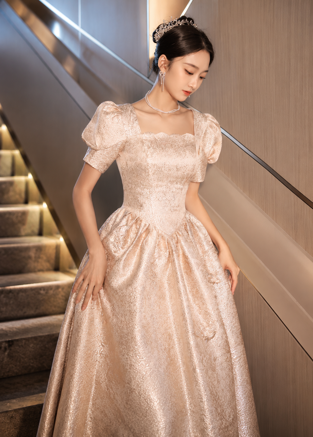 Women Evening Dresses Women Champagne Jovera Joyce