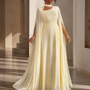 Womens Lace-Up Cloak Fit-and-Flare Dress Jovera Joyce