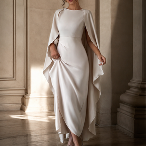 Elegant And Charming Fashion Dress With An Asymmetric Hem Jovera Joyce