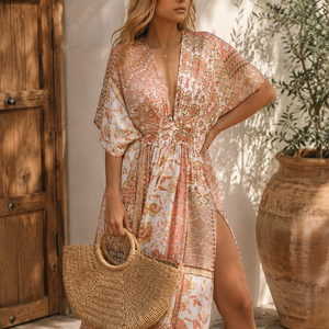 Marbella Rosewood Maxi Dress Jovera Joyce