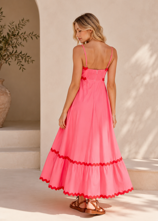 Riviera Wave Maxi Dress Jovera Joyce