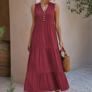 Willow Grace Tiered Maxi Dress Jovera Joyce