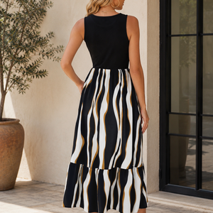 Riviera Waves Midi Dress Jovera Joyce