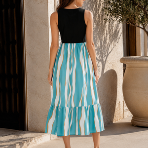 Riviera Waves Midi Dress Jovera Joyce