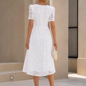 Rosabelle Lace Midi Dress Jovera Joyce