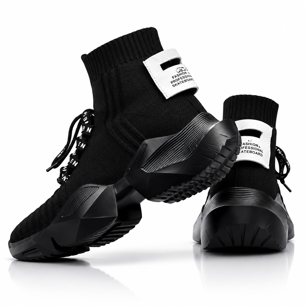 Apex Knit High-Top Trainers Jovera Joyce