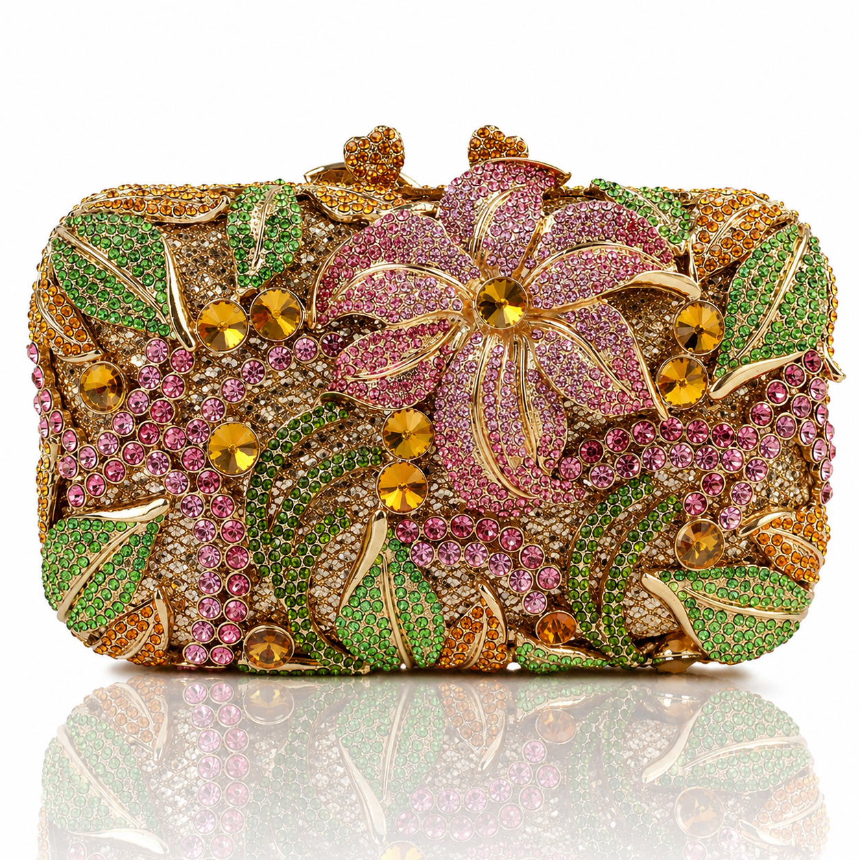 Bloom Jewel Garden Clutch Jovera Joyce