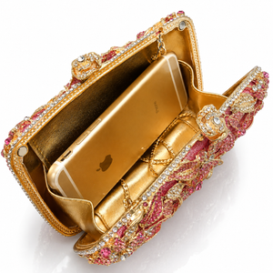 Rosabelle Crystal Bloom Evening Clutch Jovera Joyce