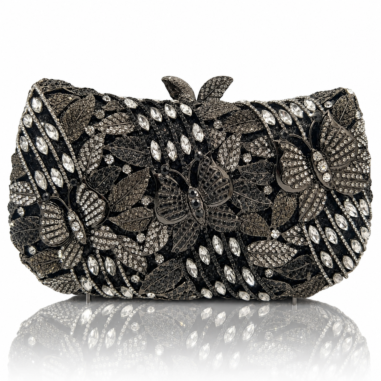 Butterfly Royale Crystal Clutch Jovera Joyce