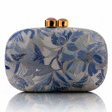 Azure Blossom Clutch