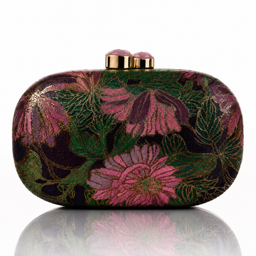 Midnight Orchid Clutch